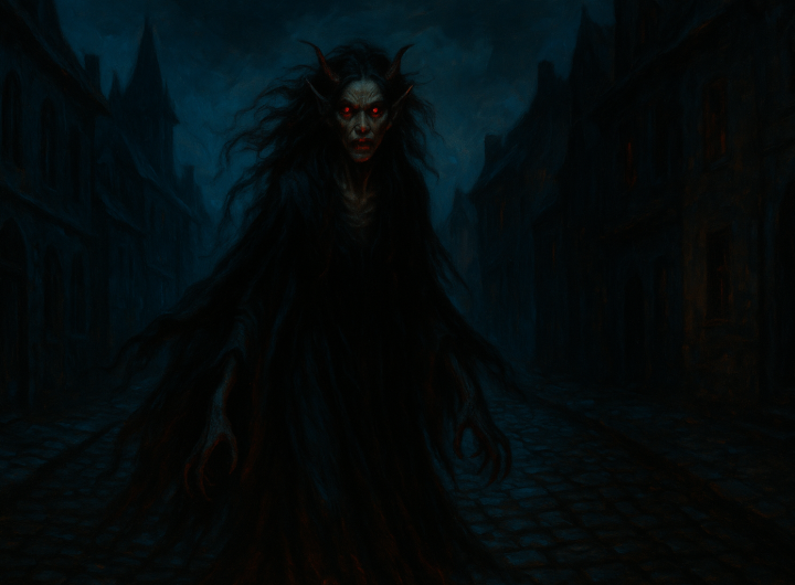 Representación europea de La Llorona como demonio vampírico en el siglo XIX