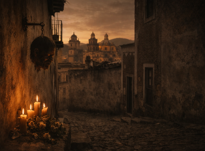 Callejón de la Cabecita con la cabeza de Juan Cipriano